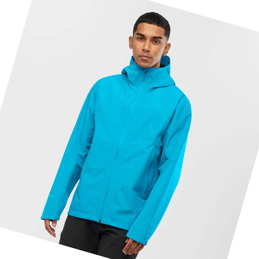 Chaquetas Salomon OUTLINE GORE-TEX WATERPROOF 2.5 LAYERS Hombre Azules | MX 3283YXF